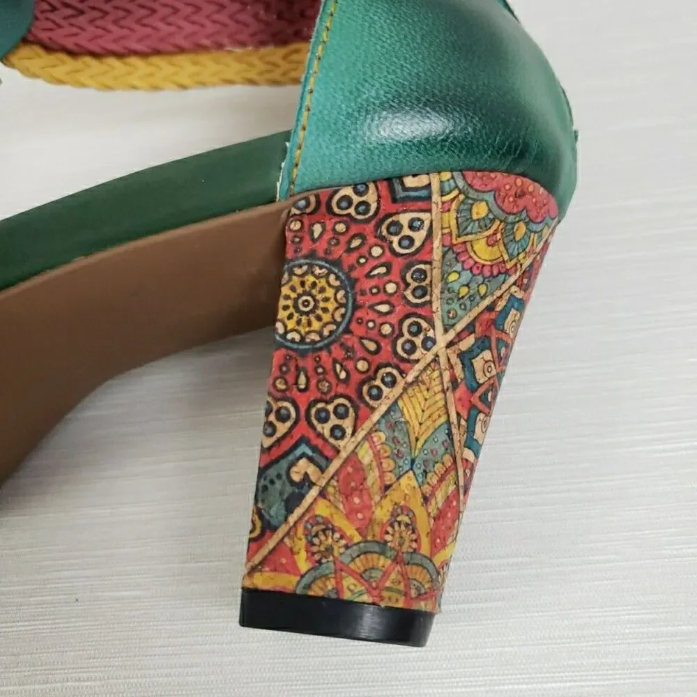 Unbranded leather heel